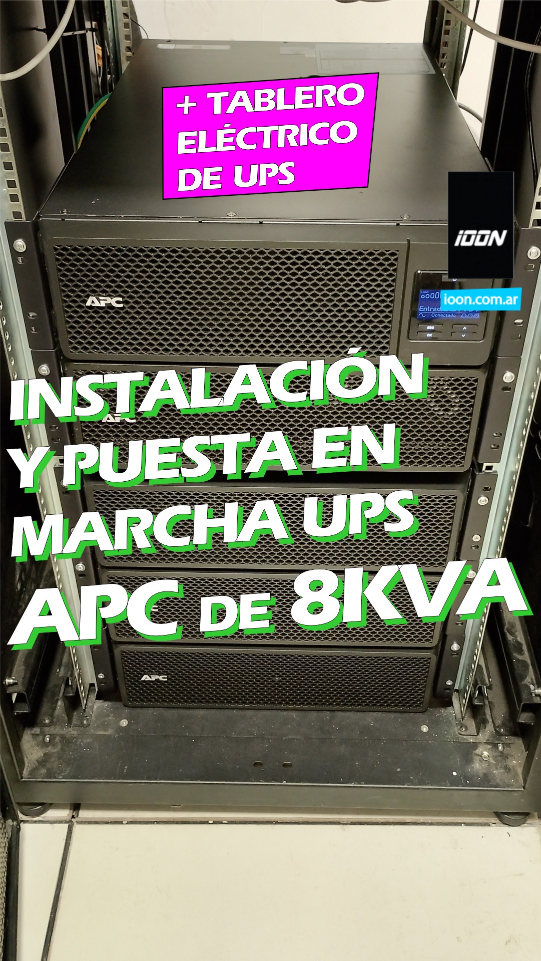 UPS APC modelo SRT rackeable