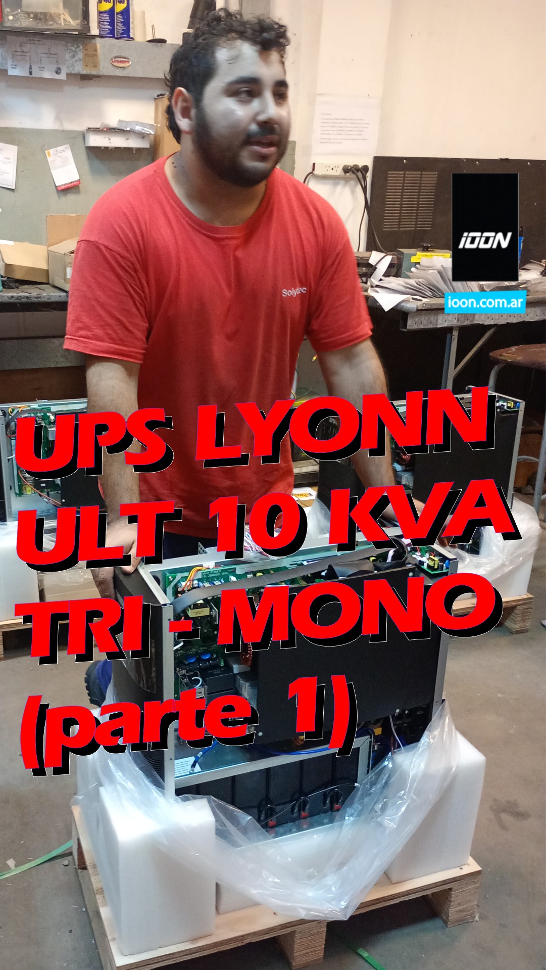 Capacitacion para configurar en paralelo UPS Lyonn tri-mono